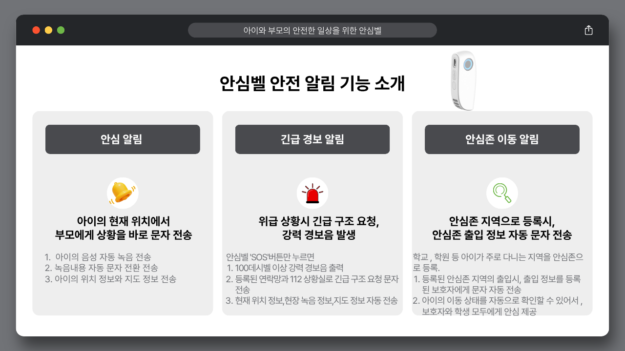안심벨 서비스 소개 이미지2